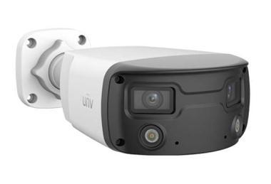 Uniview ColorHunter 8MP panoráma IP kamera, 180° látószög, T-WDR, SIP ember, jármű det., fehér LED: 30m, SD kártya (max 256GB), beép mikrofon, audió, riasztás be/ki:1/1, IP67, 12Vdc/PoE