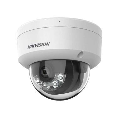 Hikvision 2 MP fix IP dómkamera; ember, jármű érz.; IR/Látható fény: 30m; beépített mikrofon, Micro SD kártyahely, IP67; IK08, 12Vdc/PoE