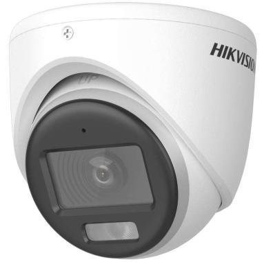 Hikvision 2MP 4in1 THD dóm kamera; TVI/AHD/CVI/CVBS kimenet; TWDR; beépített mikrofon; IR LED: 20 m; IP67