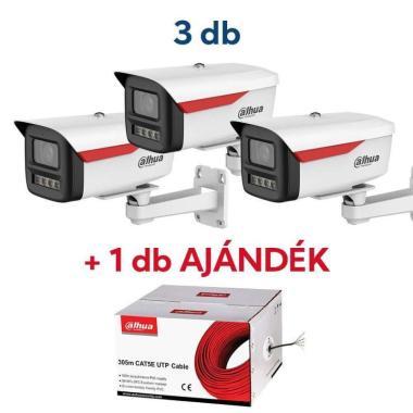 Dahua Promóció 3 db PC-HFW2449M-S-LED-0360B-B-PRO   1 dob PFM920I-5EUN ajándék
