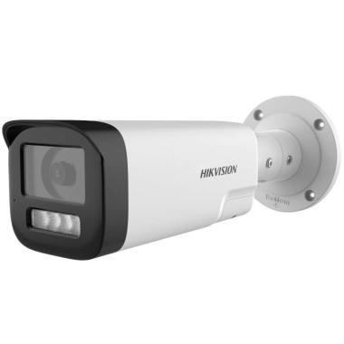 Hikvision 5 MP fix THD csőkamera; IR/láthatófény; kétirányú audio; fény- és hangriasztás