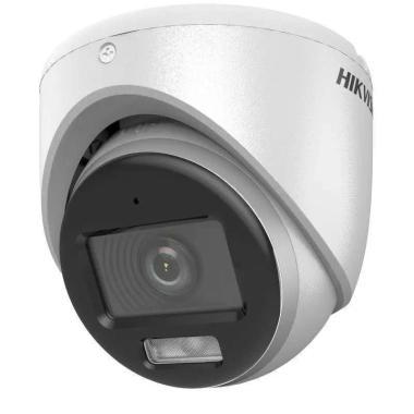 Hikvision 2MP ColorVu THD turret kamera; fix lencse; IR/láthatófény:20m; TVI/AHD/CVI/CVBS kimenet; beépített mikrofon; 12V DC; IP67