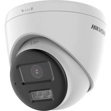 Hikvision 5MP THD turret kamera; TVI kimenet; IR/láthatófény: 40m; kétirányú audió; hang- és fényriasztás; 12V DC; IP67