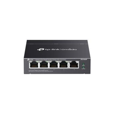 Omada 5 portos PoE switch (65 W); 4 PoE, 1 RJ45 Gigabites uplink port; max. PoE táv.: 250 m; nem menedzselhető