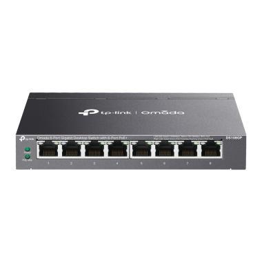 Omada 8 portos PoE switch (65 W); 8 PoE port; max. PoE táv.: 250 m; nem menedzselhető