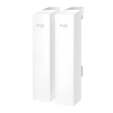 Omada WiFi Bridge, AP; 5GHz, max. 867 Mbps adatsebesség; átviteli táv.: 5 km; 3x Gigabit Ethernet port; IP65