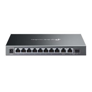 Omada 10 portos gigabites managelhető switch 8 PoE , 2 RJ45/1 SFP uplink