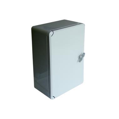 Műanyag elosztószekrény,HxWxD=280x210x130mm, IP65, IK10, 1000V AC/DC, RAL7035