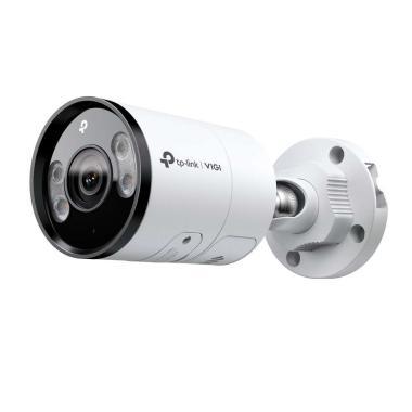 VIGI 4 MP InSight Full-Color IP csőkamera; fix lencse; TWDR; ember, jármű analitika; IR: 30m; beépített mikrofon, hangszóró; mSD; 12V DC,PoE; IP67