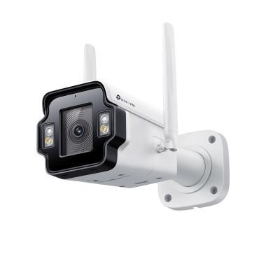 VIGI 4 MP InSight Full-Color 4G IP csőkamera; fix lencse; TWDR; ember, jármű det.; IR: 30m; beépített mikrofon, hangszóró; mSD; 3x LAN port; 12V DC; IP66