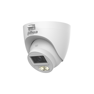 Dahua Lite Analóg HD 4in1 kamera; 5MP kültéri turret; 2,8 mm fix objektív; hibrid fény:30m; beépített mikrofon, videomód átkapcsolás: DIP kapcsoló; IP67, 12 VDC