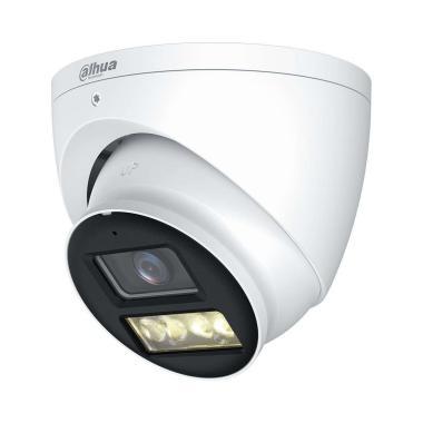 Dahua Lite Analóg HD 4in1 kamera; 5MP kültéri turret; 2,8 mm fix objektív; hibrid fény:40m; beépített mikrofon, videomód átkapcsolás: DIP kapcsoló; IP67, 12 VDC