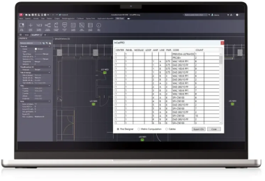 Plug-in az Inim tűz és életvédelmi valamint biztonság és kényelmi rendszerek CAD-környezetben (AutoCAD, ZWCAD) történő tervezéséhez