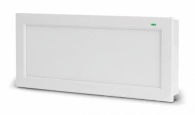 HARPER HP200 központosított akkumulátoros, RG0 fotobiológiai kockázatmentes vészvilágító LED lámpa (18W,  [180lm], IP42)