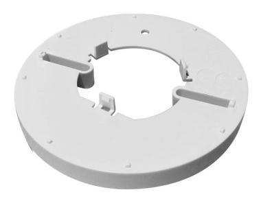 10mm-es távtartó aljzattoldalék EB0010 és EB0020 érzékelő aljzatokhoz, oldalról érkező kábelbevezetéshez, kábelcsatornás szerelések megkönnyítésére