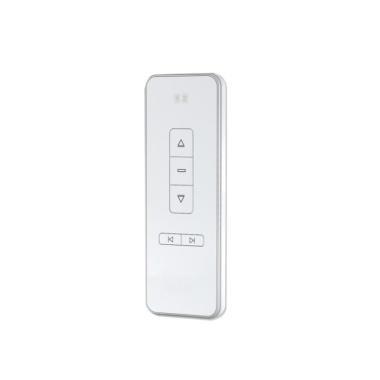 A-OK 2 csatornás távadó; 433MHz; 2db CR2032 elem; FEL-LE-STOP; fehér; mágneses fali tartóval