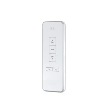 A-OK 2 csatornás távadó; 433MHz; 2db CR2032 elem; FEL-LE-STOP; fehér; mágneses fali tartóval