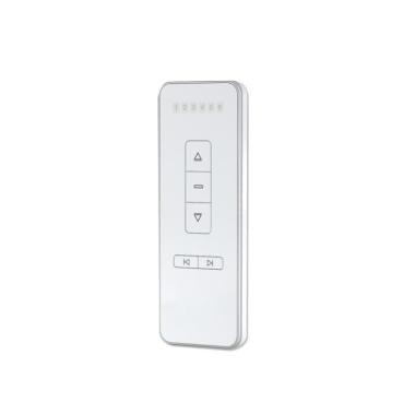 A-OK 6 csatornás távadó; 433MHz; 2db CR2032 elem; FEL-LE-STOP; fehér; mágneses fali tartóval