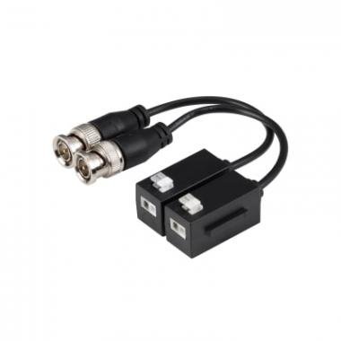 Dahua 1 csat. balun szett, CVI/TVI/AHD/CVBS,4K/4MP@200m,1080p@250m,720p@400m, UTP CAT5E/6, 2db/csom.