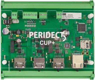 SIEZA PERIDECT  Vezérlő, RS485, 1 AS bemenet, 4 OC kim., SD 4 GB, 150x130x60 mm, DC 9-16 V/160 mA, IP20.