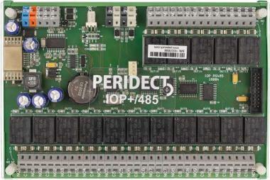 SIEZA PERIDECT  RS485-ös ki-/bemeneti bővítőmodul, 16 relé, 2 zóna bemenettel.