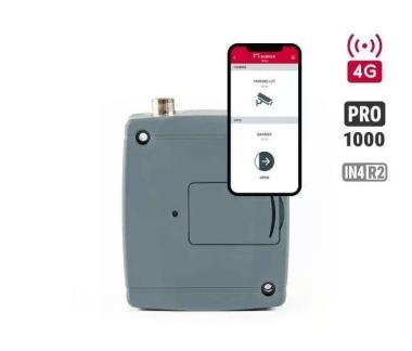 TELL Gate Control PRO 1000 4G 4G/3G/2G kapuvez,4Be,2Ki,4 ért,1000 felh,SMS,hív,Email,Push,IP kam