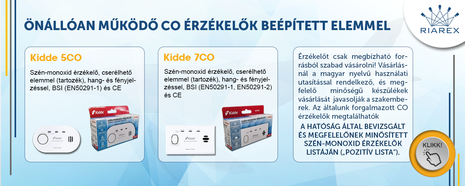 Kidde CO érzékelők