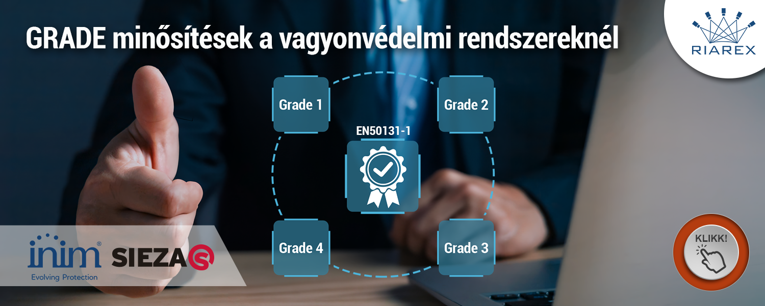 GRADE minősítések a vagyonvédelmi rendszereknél