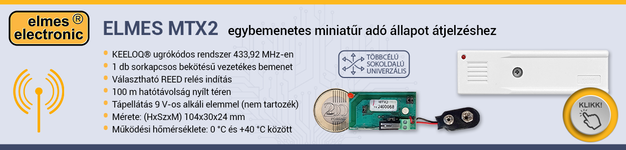 ELMES MTX2 univerzális állapotjelző