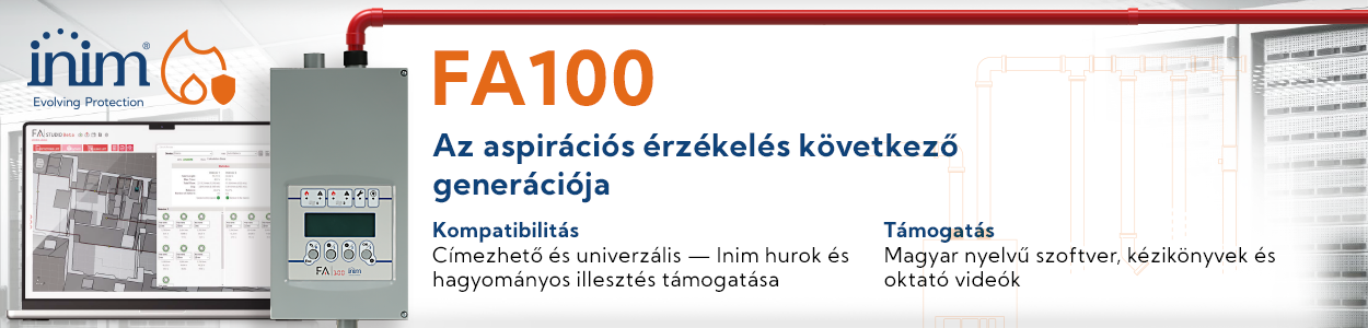 Inim FA100 aspirációs füstérzékelő